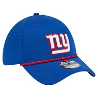 Casquette perforée 39THIRTY Flex New Era Royal York Giants pour homme