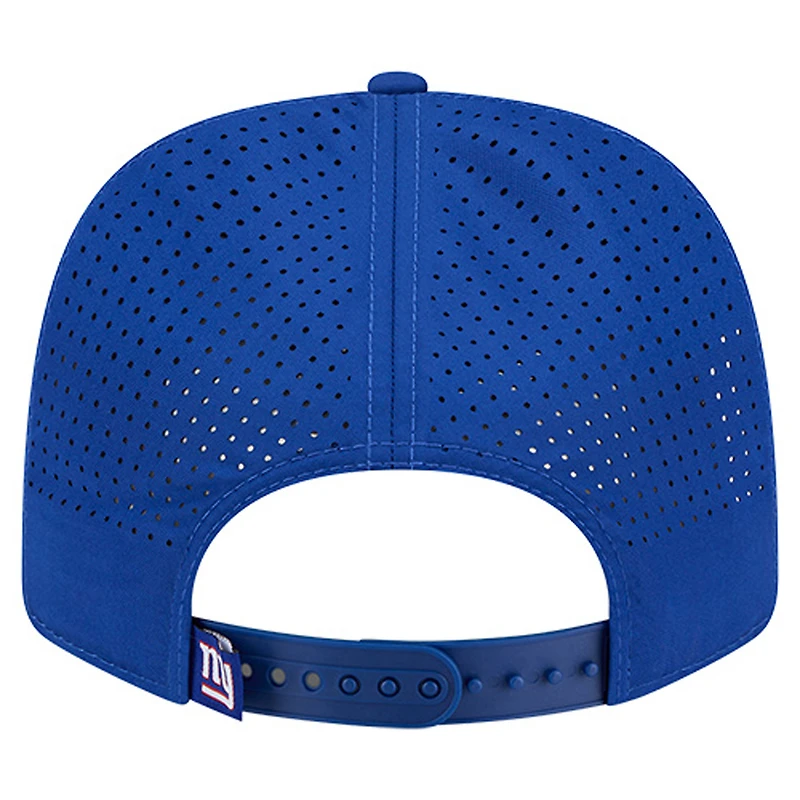 Casquette ajustable New Era Royal New York Giants Script 9SEVENTY pour homme