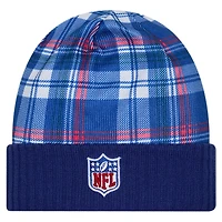 Men's New Era  Royal New York Giants Sideline Statement Cuffed Knit Hat