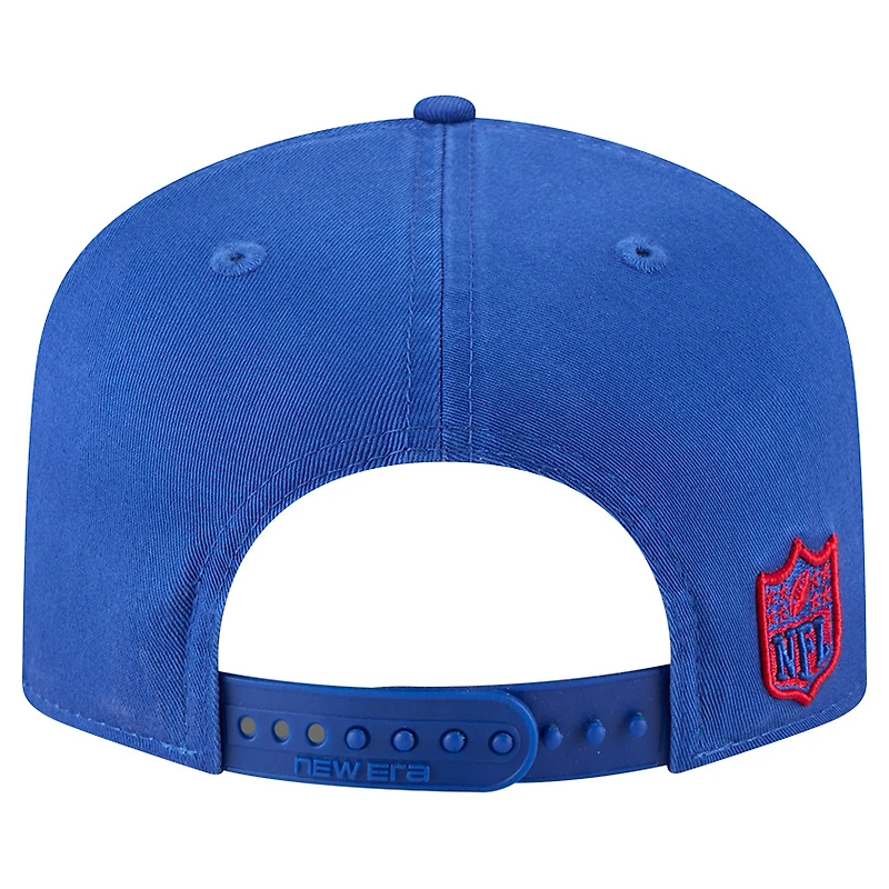 Casquette ajustable New Era Royal New York Giants Team 19TWENTY pour homme