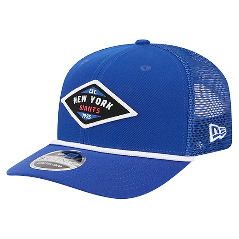 Men's New Era  Royal New York Giants Team 9SEVENTY Adjustable Hat