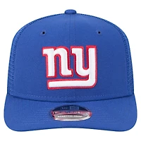 Casquette ajustable extensible à boutons-pression New Era Royal New York Giants Team Collection 9SEVENTY pour homme