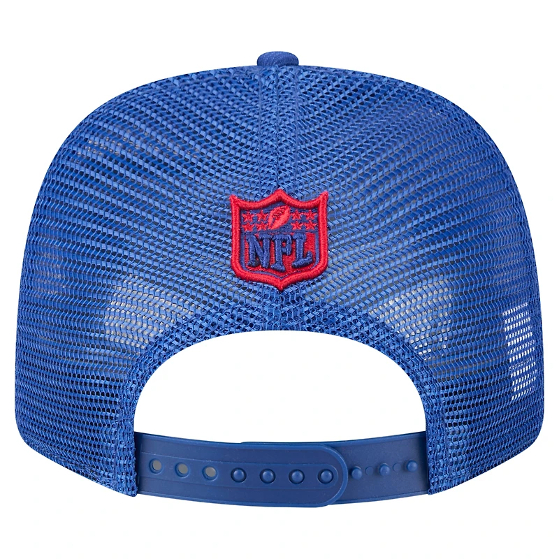 Casquette ajustable extensible à boutons-pression New Era Royal New York Giants Team Collection 9SEVENTY pour homme