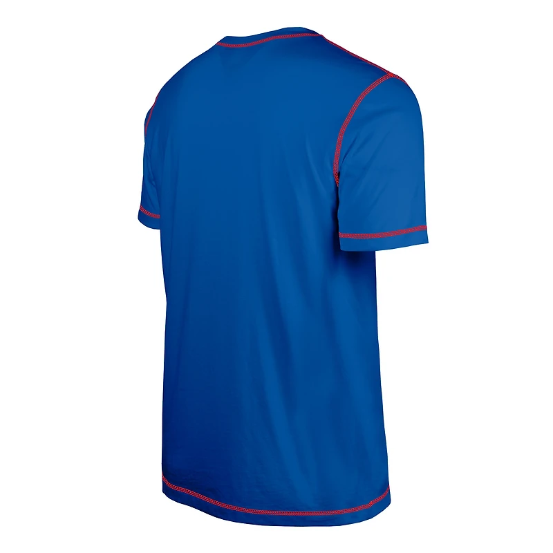 T-shirt à imprimé Third Down Puff des New York Giants Royal Era pour homme