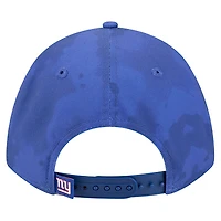 Casquette ajustable New Era Royal New York Giants Tie Dye Fade 9Forty M-Crown A-Frame pour homme