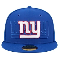 Casquette ajustée New Era Royal York Giants Tri-Hit 59FIFTY pour homme
