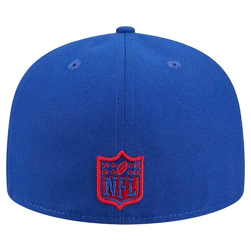 Men's New Era Royal York Giants Tri-Hit 59FIFTY Fitted Hat