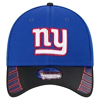 Casquette New Era Royal York Giants Visor Hit 39THIRTY Flex pour homme