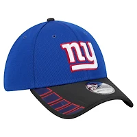 Casquette New Era Royal York Giants Visor Hit 39THIRTY Flex pour homme