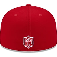 Casquette ajustée New Era Scarlet York Giants Super Bowl XLVI Main Patch 59FIFTY pour homme