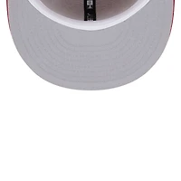 Casquette ajustée New Era Scarlet York Giants Super Bowl XLVI Main Patch 59FIFTY pour homme