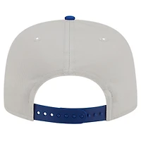 Men's New Era Stone/Royal New York Giants Athletic Golfer Snapback Hat