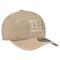 Casquette ajustable New Era 19TWENTY pour homme, couleur beige, des New York Giants
