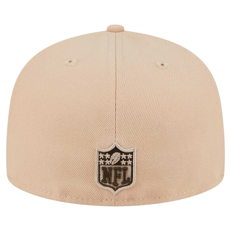 Men's New Era Tan York Giants Candied Pecan 59FIFTY Fitted Hat
