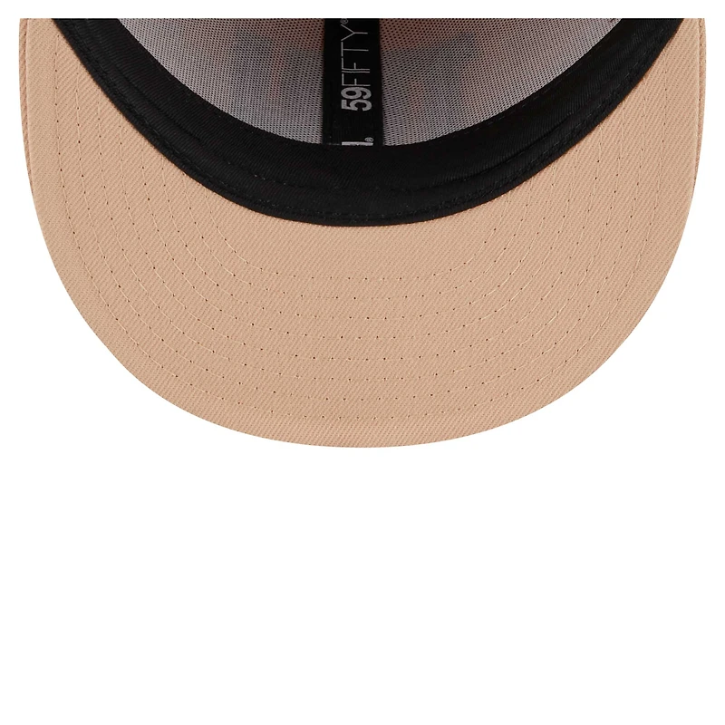 Men's New Era Tan York Giants Candied Pecan 59FIFTY Fitted Hat