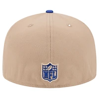 Men's New Era Tan York Giants  Logo Main 59FIFTY Fitted Hat