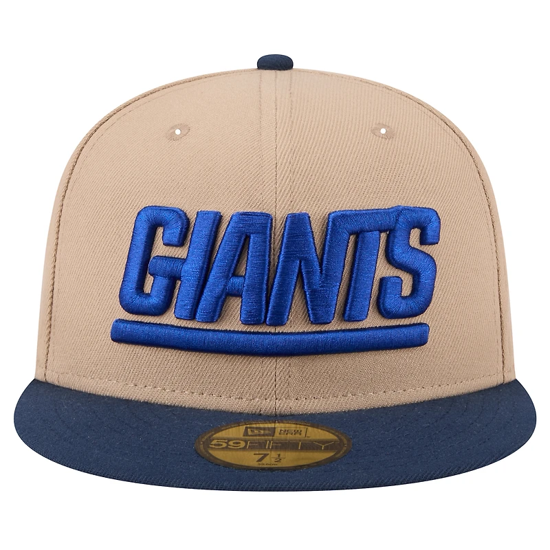 Casquette ajustée 59FIFTY pour homme avec logo principal New Era York Giants