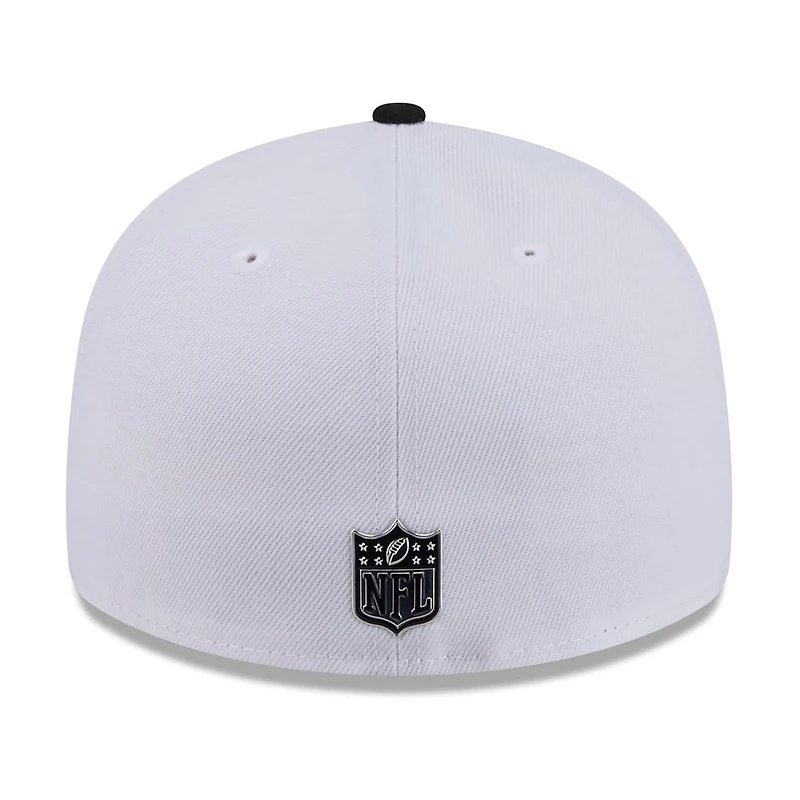 Men's New Era  White/Black York Giants 2026 NFL Draft Pre-Curved 59FIFTY Fitted Hat