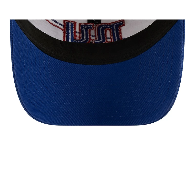 Men's New Era White/Royal New York Giants 2023 Sideline 9TWENTY Adjustable Hat