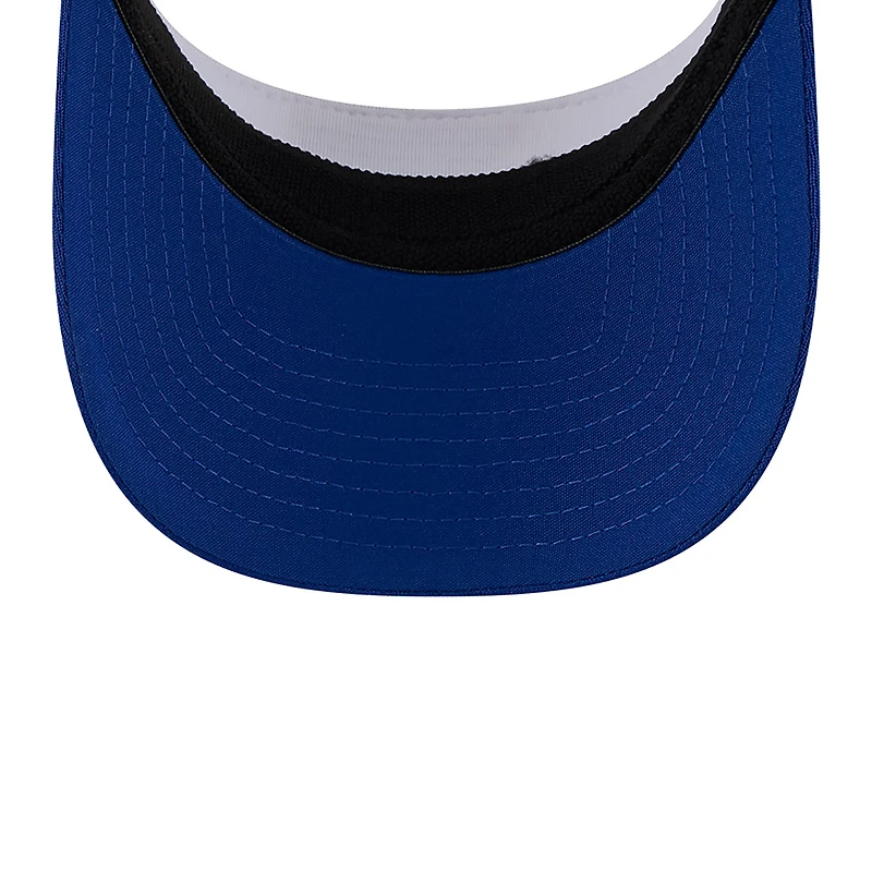 Men's New Era White/Royal New York Giants 2024 NFL Training Camp Adjustable Visor