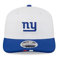 Men's New Era  White/Royal New York Giants 2025 NFL Training Camp 9SEVENTY Adjustable Hat