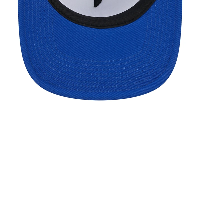 Men's New Era White/Royal New York Giants Banger 9FIFTY Trucker Snapback Hat