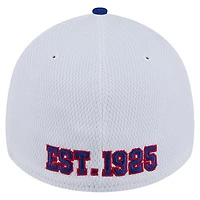 Casquette New Era 39THIRTY Flex blanche/bleu marine des York Giants Dashmark Rays pour homme