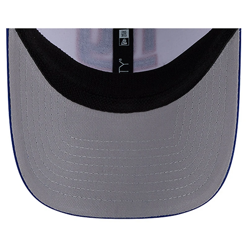 Casquette New Era 39THIRTY Flex blanche/bleu marine des York Giants Dashmark Rays pour homme