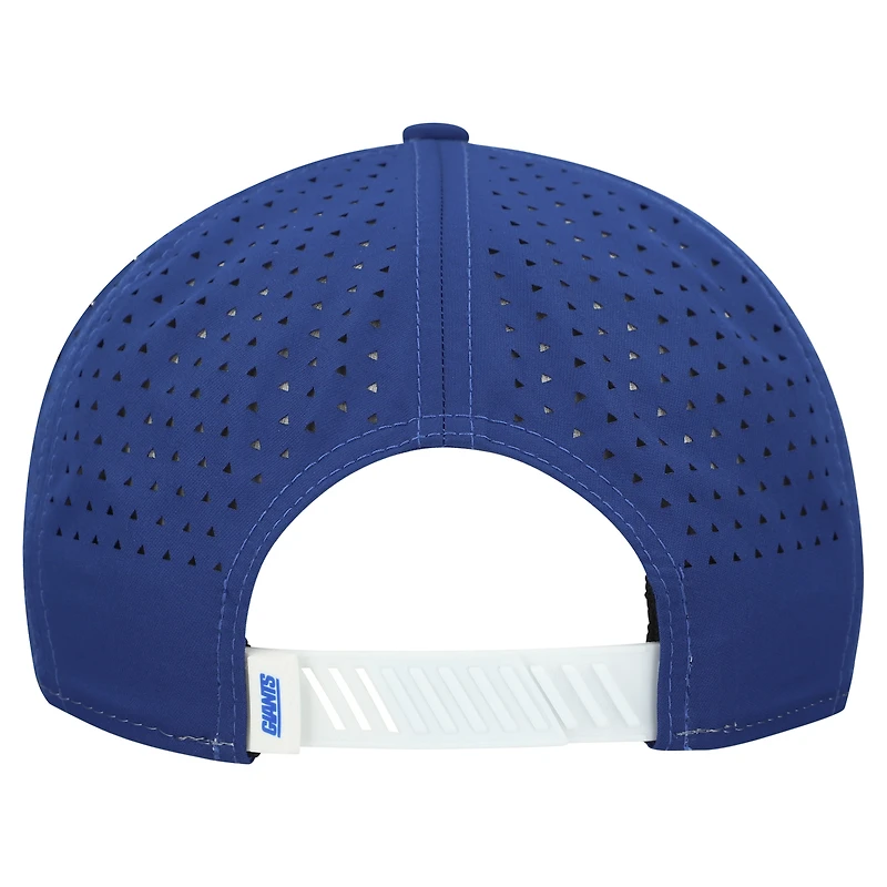 Men's New Era White/Royal New York Giants Established Patch 9SEVENTY Adjustable Hat