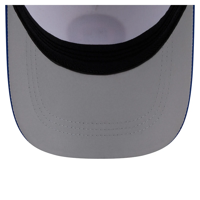 Men's New Era White/Royal York Giants Patch 39THIRTY A-Frame M-Crown Perforated Flex Hat