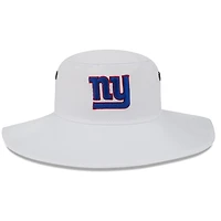 Men's New Era White New York Giants 2023 NFL Training Camp Panama Bucket Hat