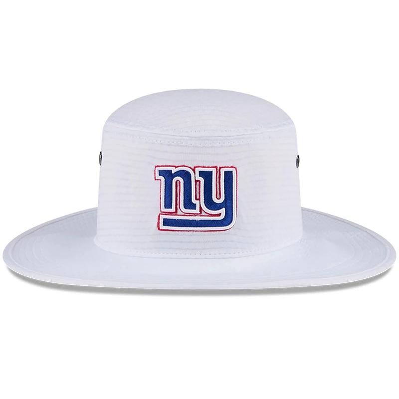 Men's New Era White New York Giants 2024 NFL Training Camp Panama Bucket Hat