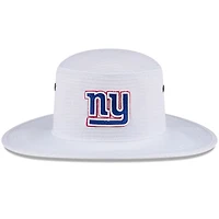 Men's New Era White New York Giants 2024 NFL Training Camp Panama Bucket Hat