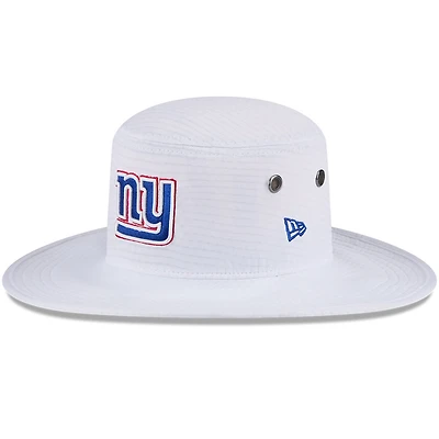 Bob New Era blanc pour homme des Giants de New York 2024 NFL Training Camp Panama