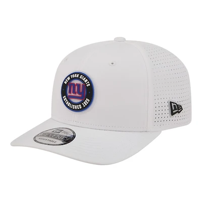 Men's New Era  White New York Giants COOLERA 9SEVENTY Adjustable Hat