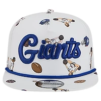 Men's New Era  White New York Giants Team Cheer 19TWENTY Snapback Hat
