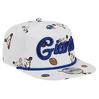 Men's New Era  White New York Giants Team Cheer 19TWENTY Snapback Hat