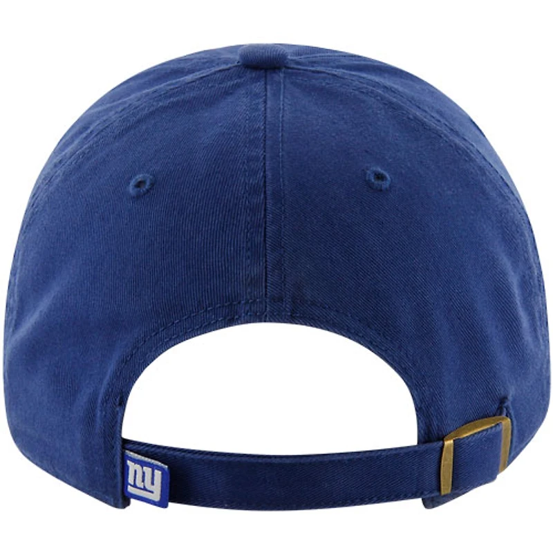 Chapeau réglable de nettoyage bleu royal des Giants de New York '47 pour hommes