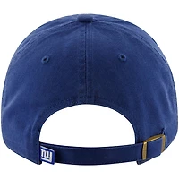 Chapeau réglable de nettoyage bleu royal des Giants de New York '47 pour hommes