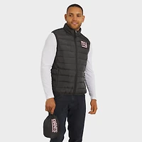 Men's NFL x Darius Rucker Collection by Fanatics Black New York Giants Packable Full-Zip Vest with Travel Bag