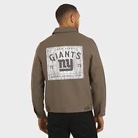 Men's NFL x Darius Rucker Collection by Fanatics Tan New York Giants Trucker Full-Button Jacket