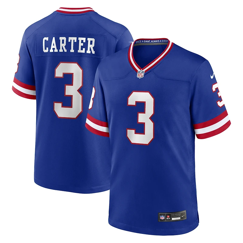 Men's Nike Abdul Carter  Royal New York Giants Alternate 2 Game Jersey