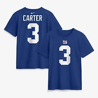Men's Nike Abdul Carter Royal New York Giants Player Name & Number T-Shirt