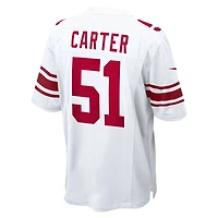 Maillot Nike Abdul Carter blanc pour homme, choix de premier tour des Giants New York