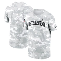 T-shirt Nike Arctic Camo New York Giants 2024 Salute To Service Performance pour homme