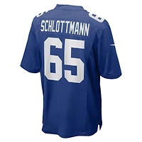 Maillot de match Nike Austin Schlottmann Royal New York Giants pour homme