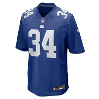 Maillot de match Nike Beau Brade Royal des New York Giants pour homme
