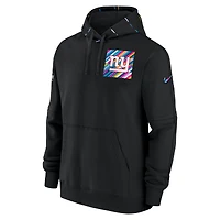 Men's Nike  Black New York Giants 2023 NFL Crucial Catch Club Pullover Hoodie