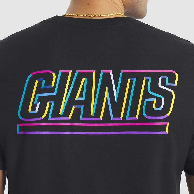 T-shirt Nike noir New York Giants 2025 Crucial Catch Tri-Blend Dri-FIT pour homme
