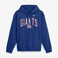 Men's Nike Blue New York Giants Expect Victory Club Fleece Pullover Hoodie